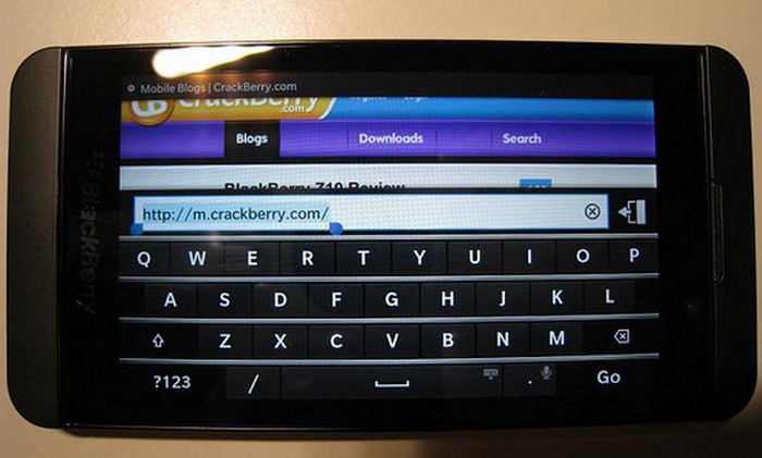BBM landscape mode di BlackBerry 10