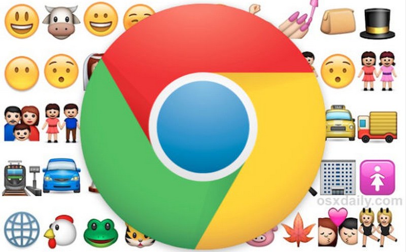 Emoji Google Chrome untuk OS X