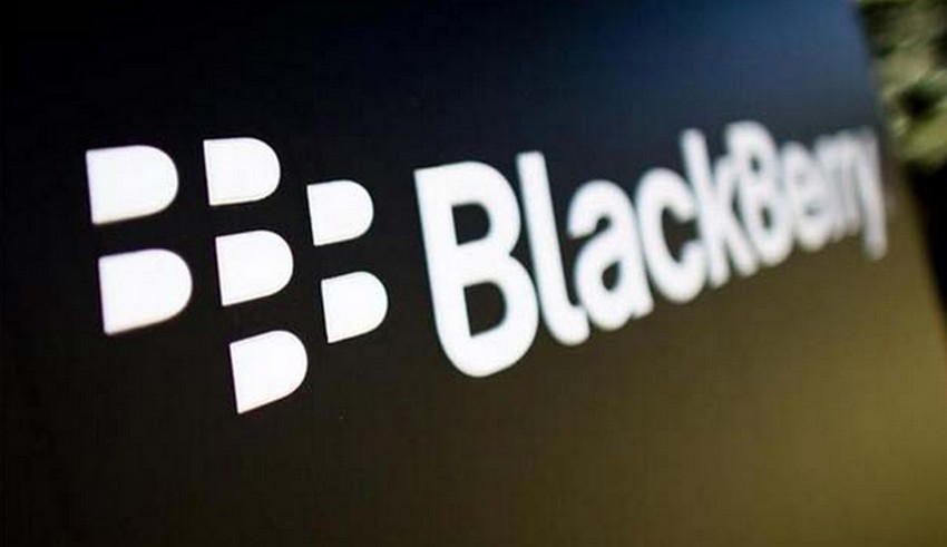 BlackBerry logo brown