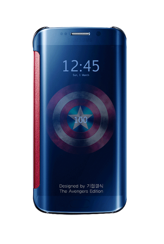 CLEAR COVER CASE GIF  IRONMAN & CAPTAIN AMERICA 1