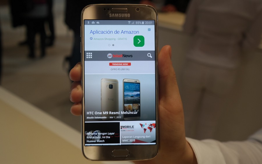 Samsung Galaxy S6 langsung