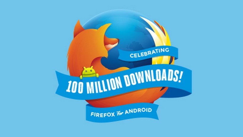 Firefox 100 juta download di Playstore