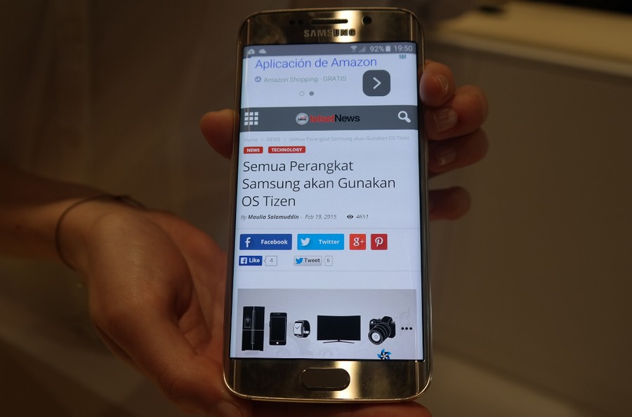 Samsung Galaxy edge hands-on