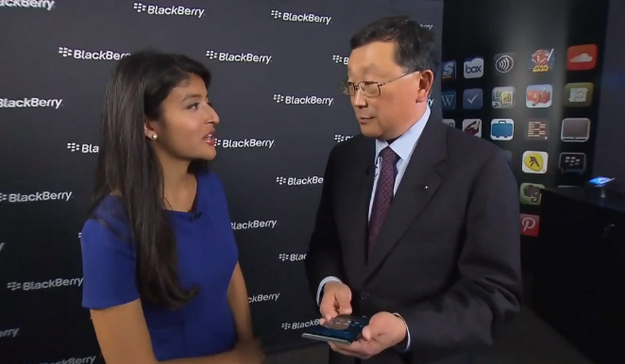 CEO John Chen demo BlackBerry Priv