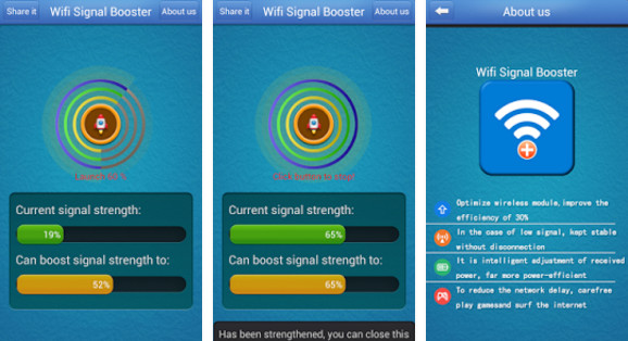 Aplikasi penguat sinyal wifi