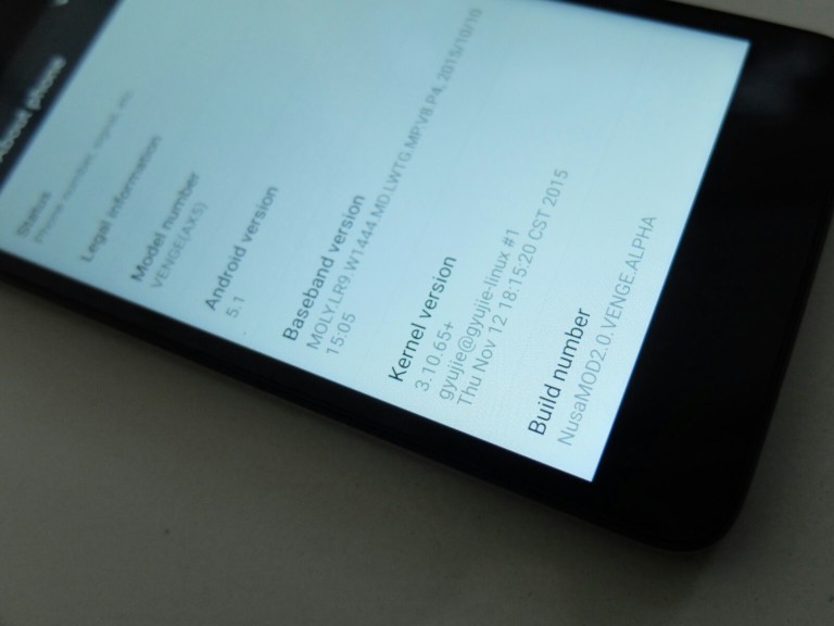 NusaMOD Rilis Kustom ROM Untuk Axioo Venge