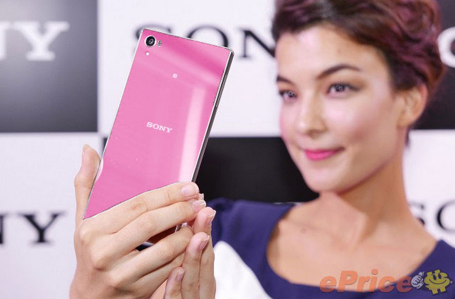 Sony Xperia Z5 versi Pink 2