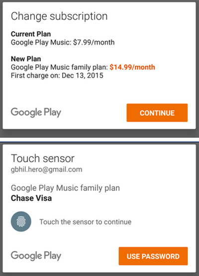 Google Play Music Family Play setting 4
