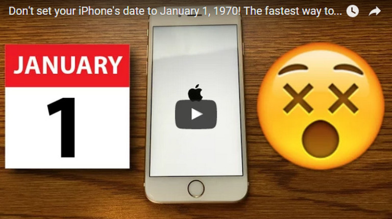 iPhone Mati Total di Tanggal 1 Januari 1970