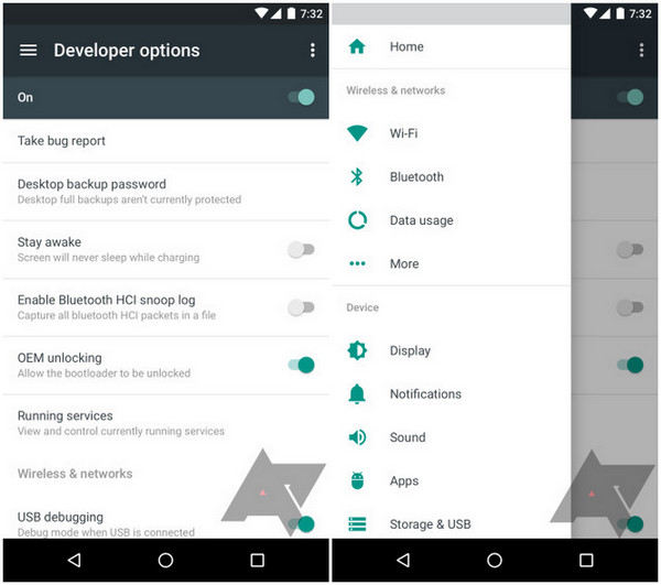 Android N bocoran menu settings 3