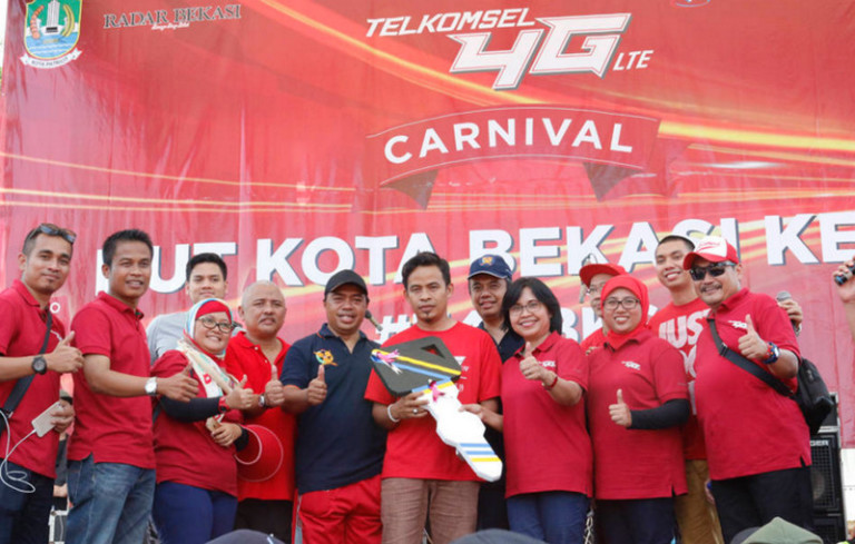 4G Telkomsel Jadi Kado Istimewa HUT Bekasi