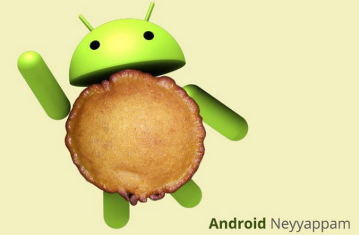 Neyyappam, Nama untuk Android N?
