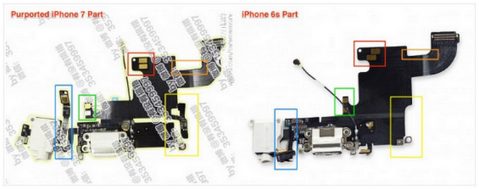 iPhone 7 komponen bocoran