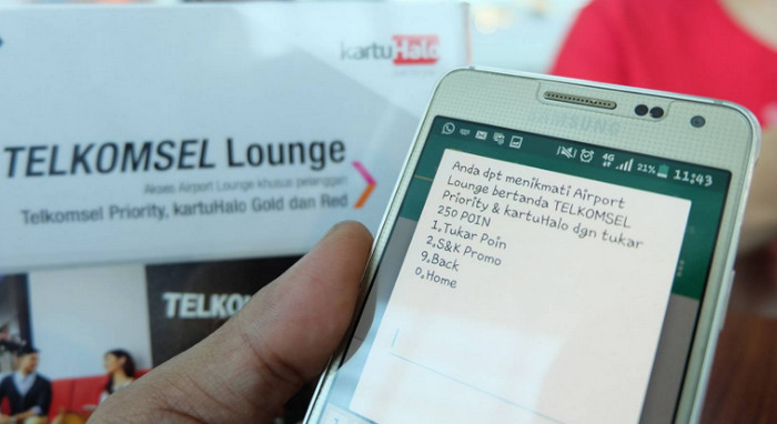 Executive Lounge Telkomsel Terminal 3 Utimate SMS