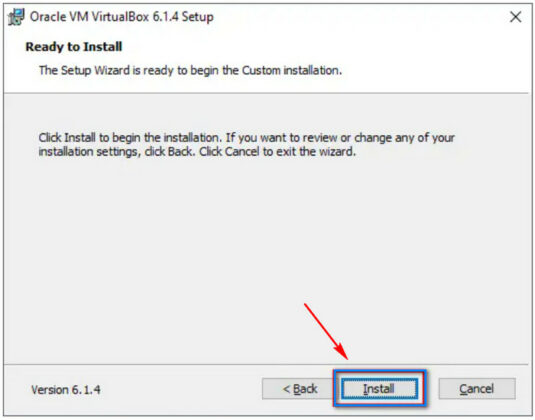 VirtualBox 7.0.10 instal