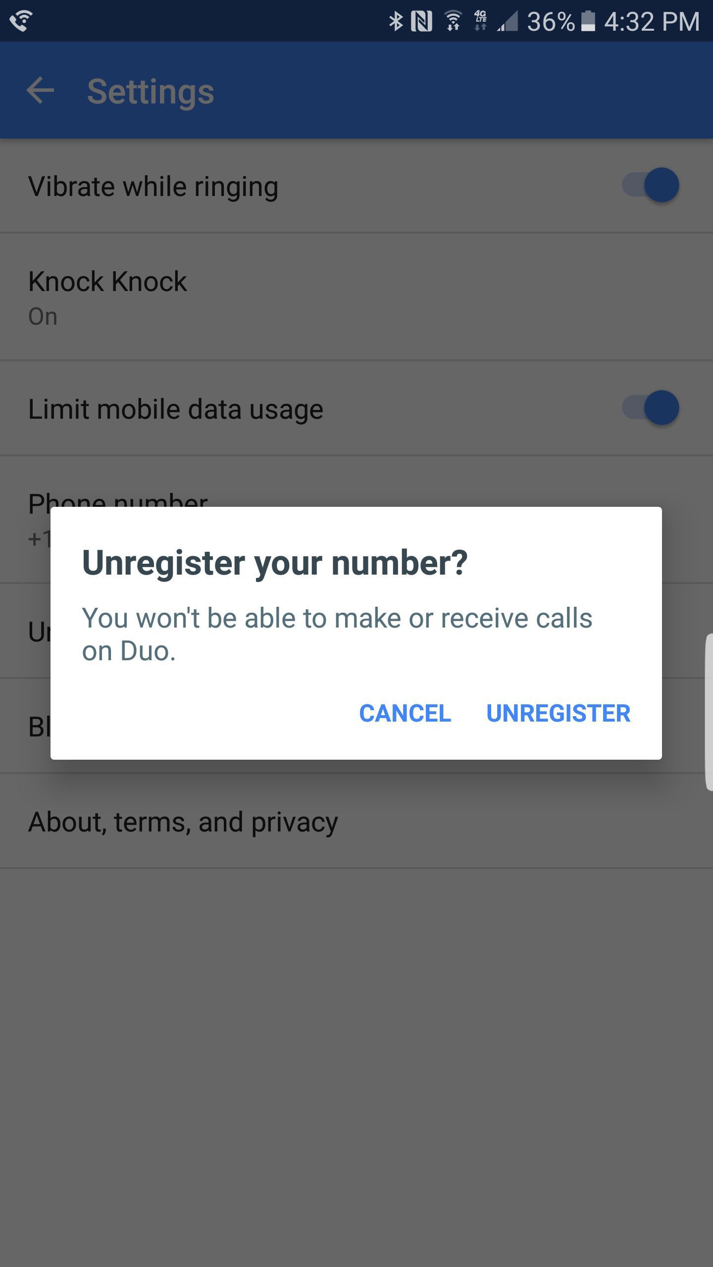 duo-unregister-phone-number