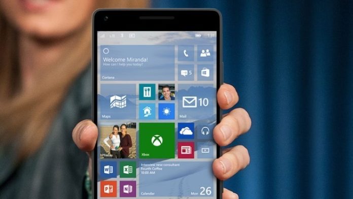 Smartphone Windows 10