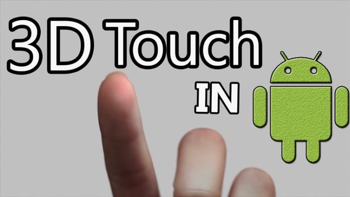 3D Touch ala iPhone di Android