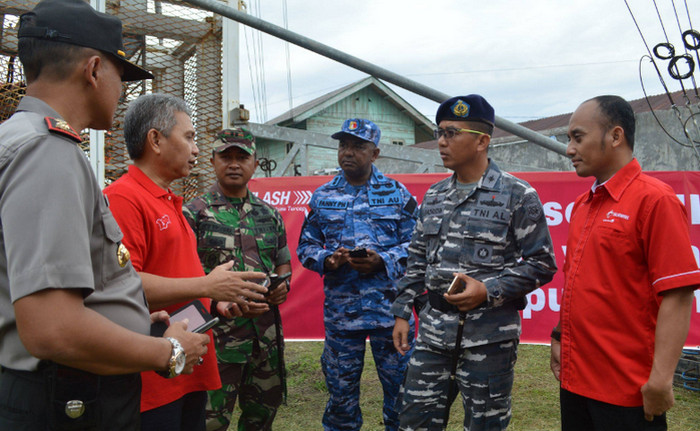 Telkomsel Bantu TNI Penjaga Perbatasan di Natuna