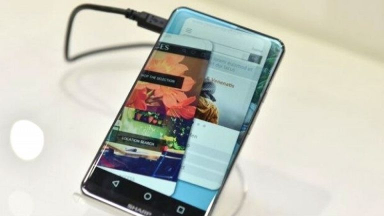 Sharp Pamer Konsep Layar Curved Bezel-Les