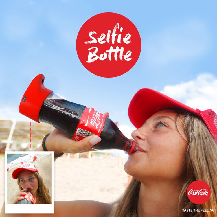 Unik, Botol Coca-cola Bisa Buat Selfie