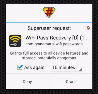 melihat password wifi menggunakan android