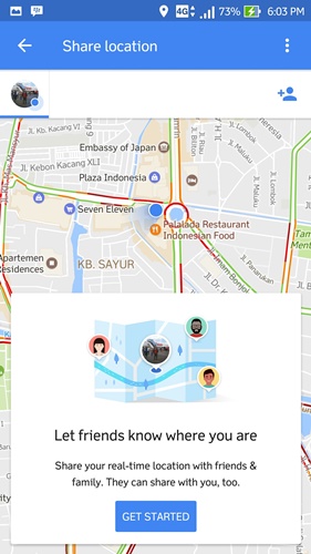 Share Location Google Maps