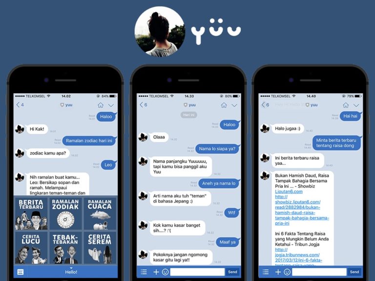 YUU, Chatbot Yang Bisa Ngobrol Layaknya Seorang Manusia