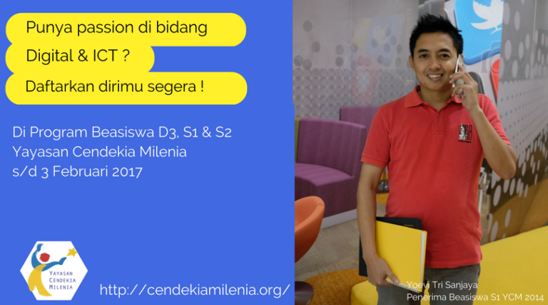 Yayasan Cendekia Milenia Siapkan Beasiswa untuk Generasi Digital