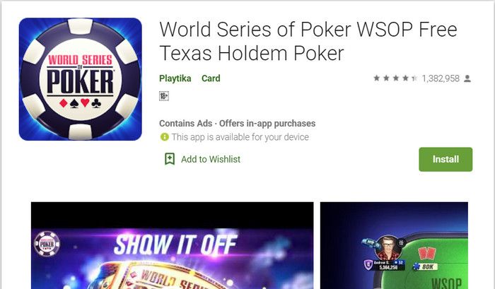 game judi android World Series of Poker