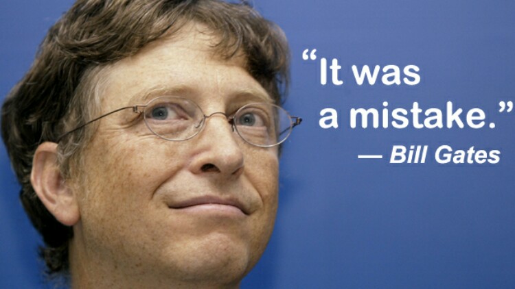 Bill Gates : Ctrl+Alt+Delete Sebuah Kesalahan