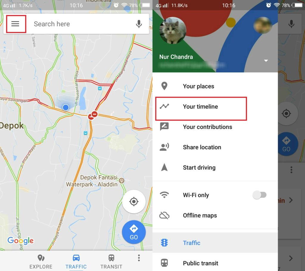 Cara Hapus dan Matikan Google Maps History