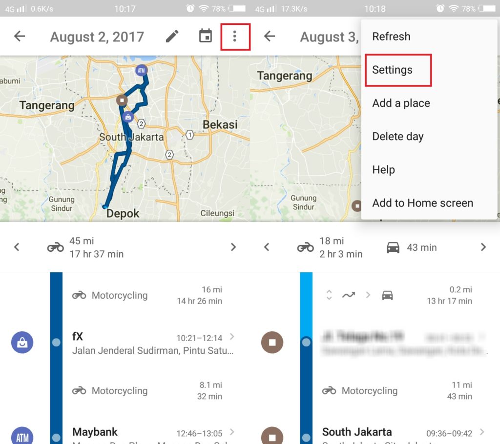 Cara Hapus dan Matikan Google Maps History
