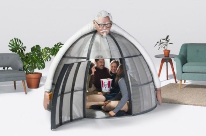 tenda bebas sinyal KFC