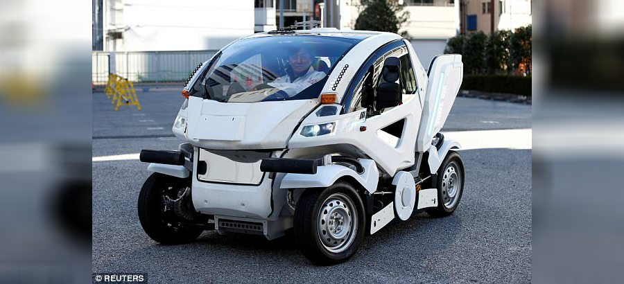  Jepang  Ketahuan Kembangkan Mobil  Listrik ala  Transformer 
