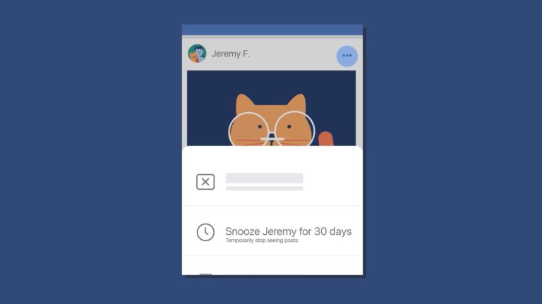 Facebook Snooze