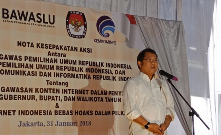 Menkominfo: Bawaslu Berhak Blokir Akun Penyebar Hoax
