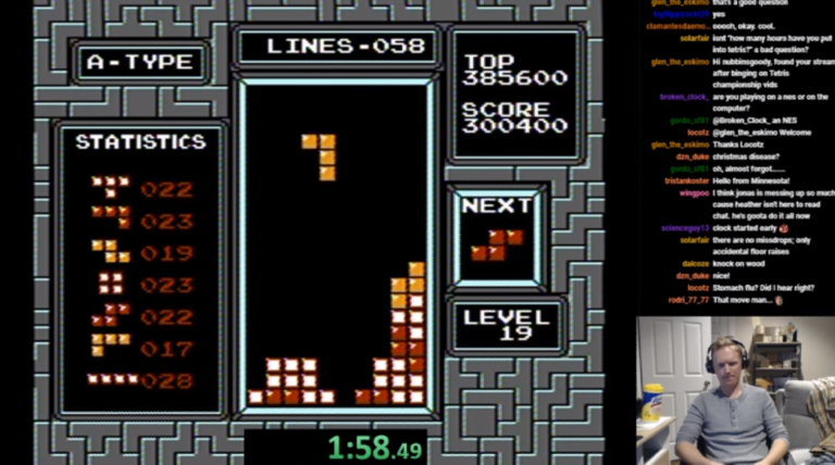 Rekor dunia Tetris