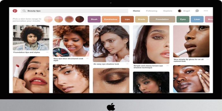 Pencarian Gambar di Pinterest Bisa Berdasarkan Warna Kulit