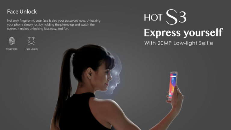 Infinix Hot S3 Menghadirkan Fitur Face Unlock