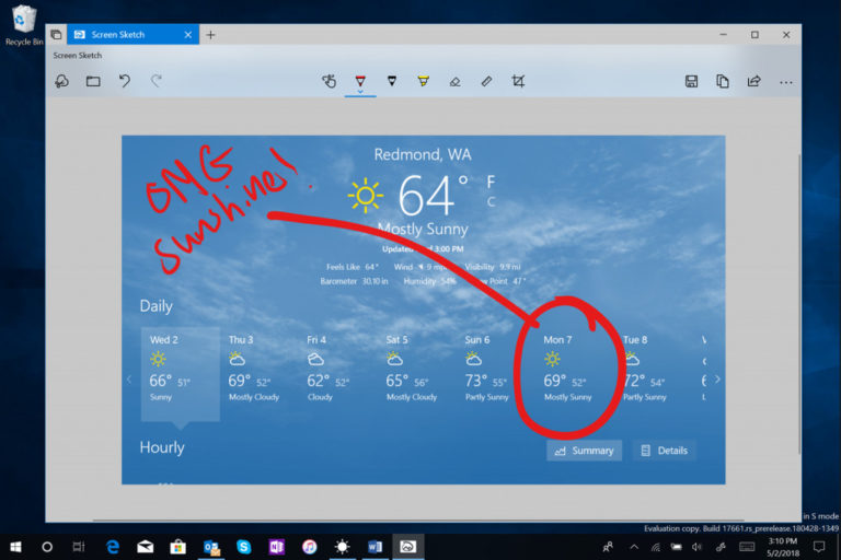 Windows 10 Kini Punya Screen Sketch, Seperti Apa?