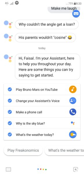 suara google assistant