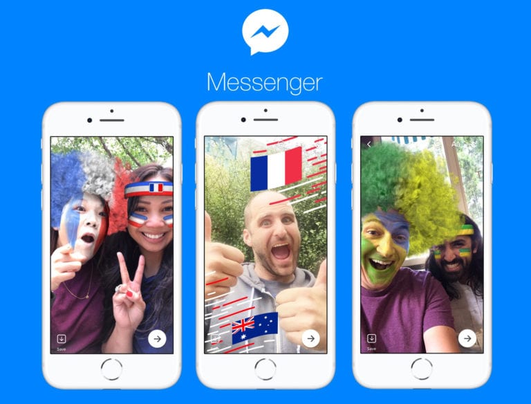 Sambut Piala Dunia, Messenger Punya Filter Sepakbola