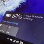Laporan pemakaian baterai di Windows 10