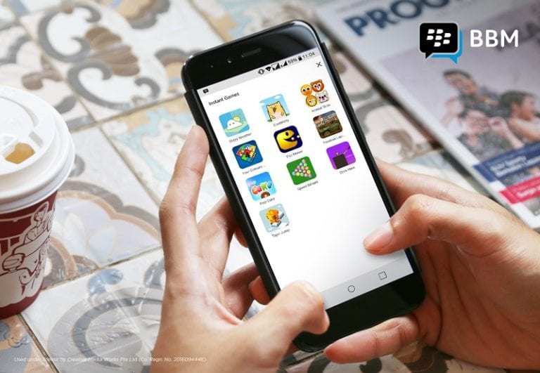 BBM Tambahkan Instant Games Baru dari Yogrt