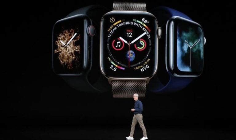 Apple Watch Series 4 Goyang Saham Fitbit
