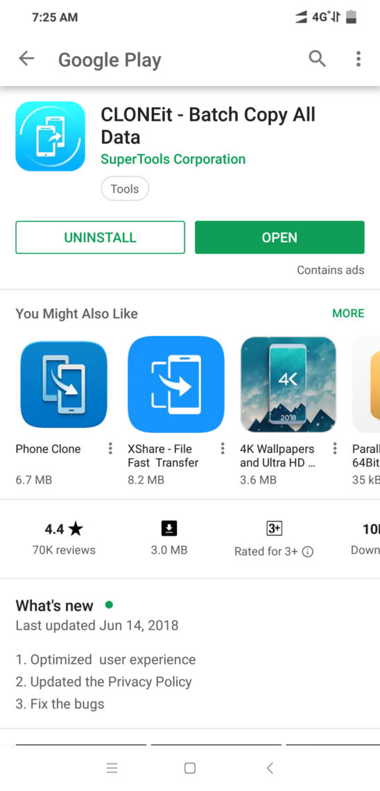 android phone cloneit app