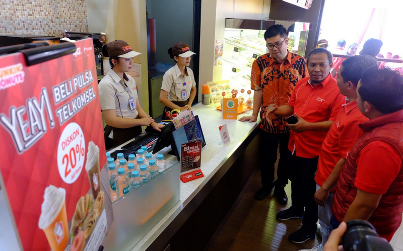 Beli Pulsa Telkomsel di Dunkin Donut, Dapat Diskon 20% 