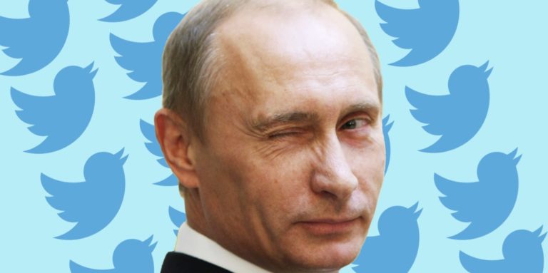 akun Twitter Vladimir Putin