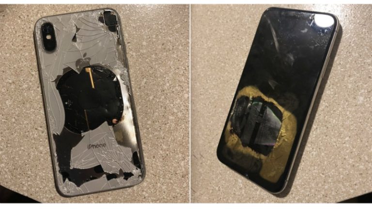 iPhone X meledak